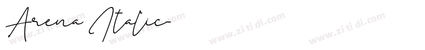 Arena Italic字体转换 Arena Italic字体转换
